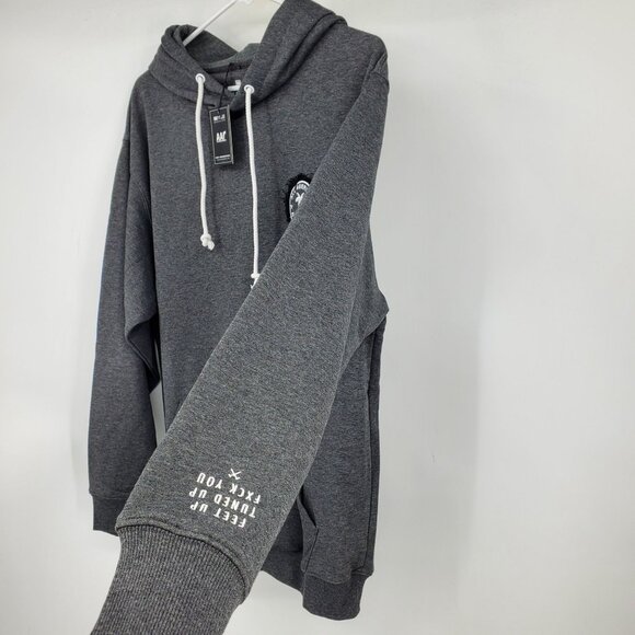 NWT All American Roughneck Here To Work Easy Living French Terry Hoodie Small - Picture 2 of 12